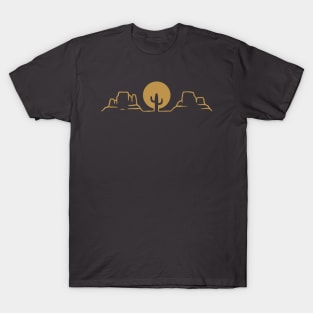 Canyon Sunset - Golden Version T-Shirt